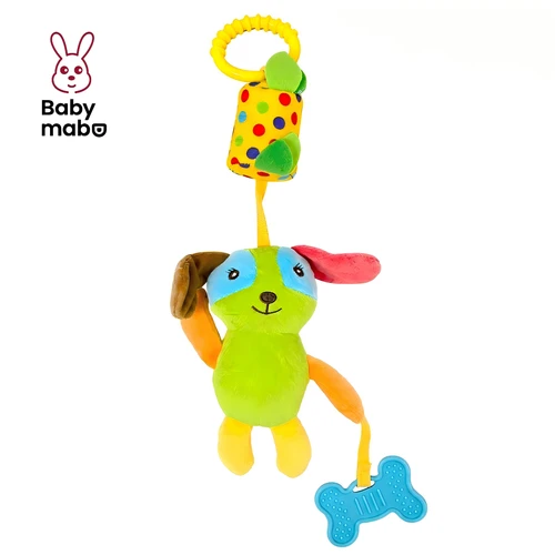 Baby Mabo Newborn Hanging Toy with Rattle & Silicone Teether